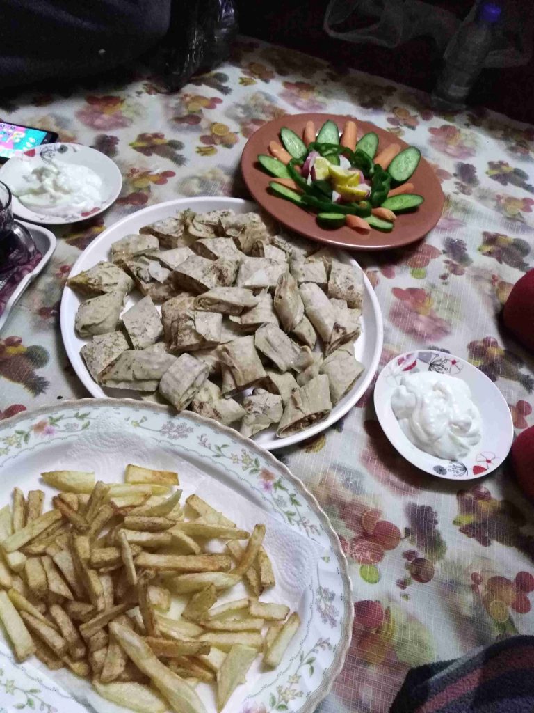 شاورما الدجاج 