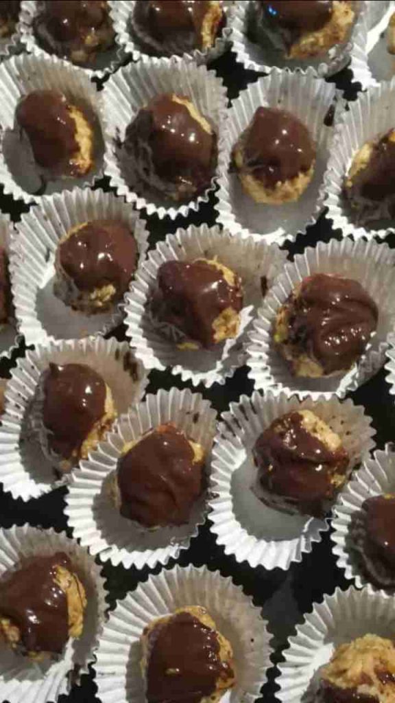 كرات الشوفان بطعم الفرورشيه